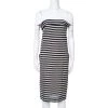 Roland Mouret Monochrome Striped Cotton Basketweave Layan Dress M For Women -Roland Mouret Sales Store luxury women roland mouret used clothes p347354 005