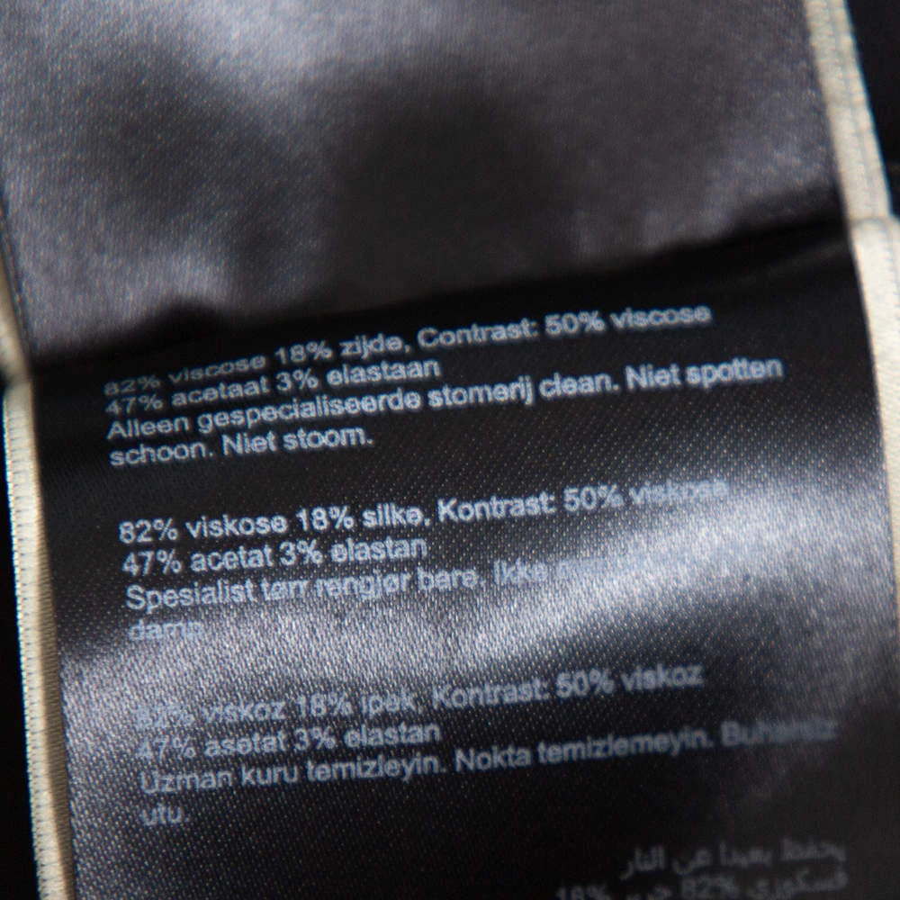 Roland Mouret Black Velvet & Crepe Paneled Pencil Skirt M For Women 8 Roland Mouret Black Velvet & Crepe Paneled Pencil Skirt M For Women - Image 6