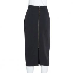Roland Mouret Black Velvet & Crepe Paneled Pencil Skirt M For Women 10 Roland Mouret Black Velvet & Crepe Paneled Pencil Skirt M For Women -Roland Mouret Sales Store luxury women roland mouret used clothes p369555 006