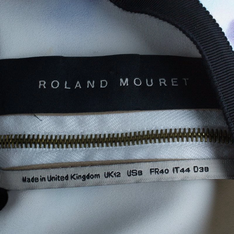 Roland Mouret Watercolored Pencil Skirt M For Women 10 Roland Mouret Watercolored Pencil Skirt M For Women - Image 8