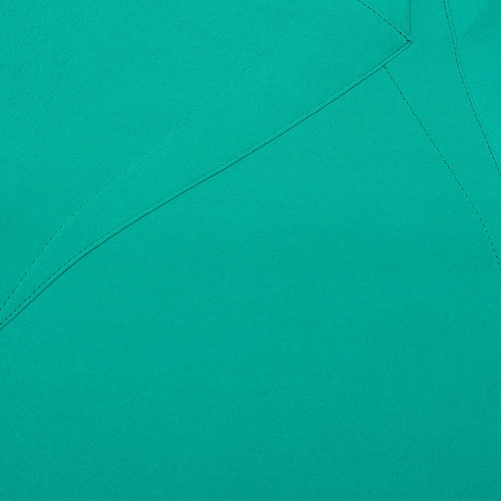 Roland Mouret Green Crepe Cut-Out Detail Cold Shoulder Long Dress XL For Women 6 Roland Mouret Green Crepe Cut-Out Detail Cold Shoulder Long Dress XL For Women - Image 4