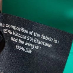 Roland Mouret Green Crepe Cut-Out Detail Cold Shoulder Long Dress XL For Women 13 Roland Mouret Green Crepe Cut-Out Detail Cold Shoulder Long Dress XL For Women -Roland Mouret Sales Store luxury women roland mouret used clothes p405024 007