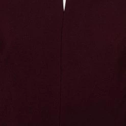 Roland Mouret Burgundy Crepe Asymmetric Hem Heron Top L For Women -Roland Mouret Sales Store luxury women roland mouret used clothes p441378 006