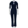 Roland Mouret Navy Blue Crepe Contrast Trim Cold Shoulder Jumpsuit S For Women 1 Roland Mouret Navy Blue Crepe Contrast Trim Cold Shoulder Jumpsuit S For Women -Roland Mouret Sales Store luxury women roland mouret used clothes p452166 006