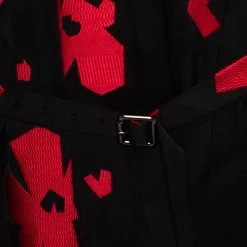 Roland Mouret Black & Red Floral Jacquard Belted Layered Dress M For Women 11 Roland Mouret Black & Red Floral Jacquard Belted Layered Dress M For Women -Roland Mouret Sales Store luxury women roland mouret used clothes p455145 002