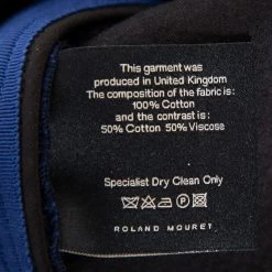 Roland Mouret Navy Blue Textured Cotton Pencil Skirt S For Women -Roland Mouret Sales Store luxury women roland mouret used clothes p461933 001