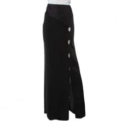 Roland Mouret Black Crepe Slit Detail Paneled Maxi Skirt S For Women 14 Roland Mouret Black Crepe Slit Detail Paneled Maxi Skirt S For Women -Roland Mouret Sales Store luxury women roland mouret used clothes p467177 002