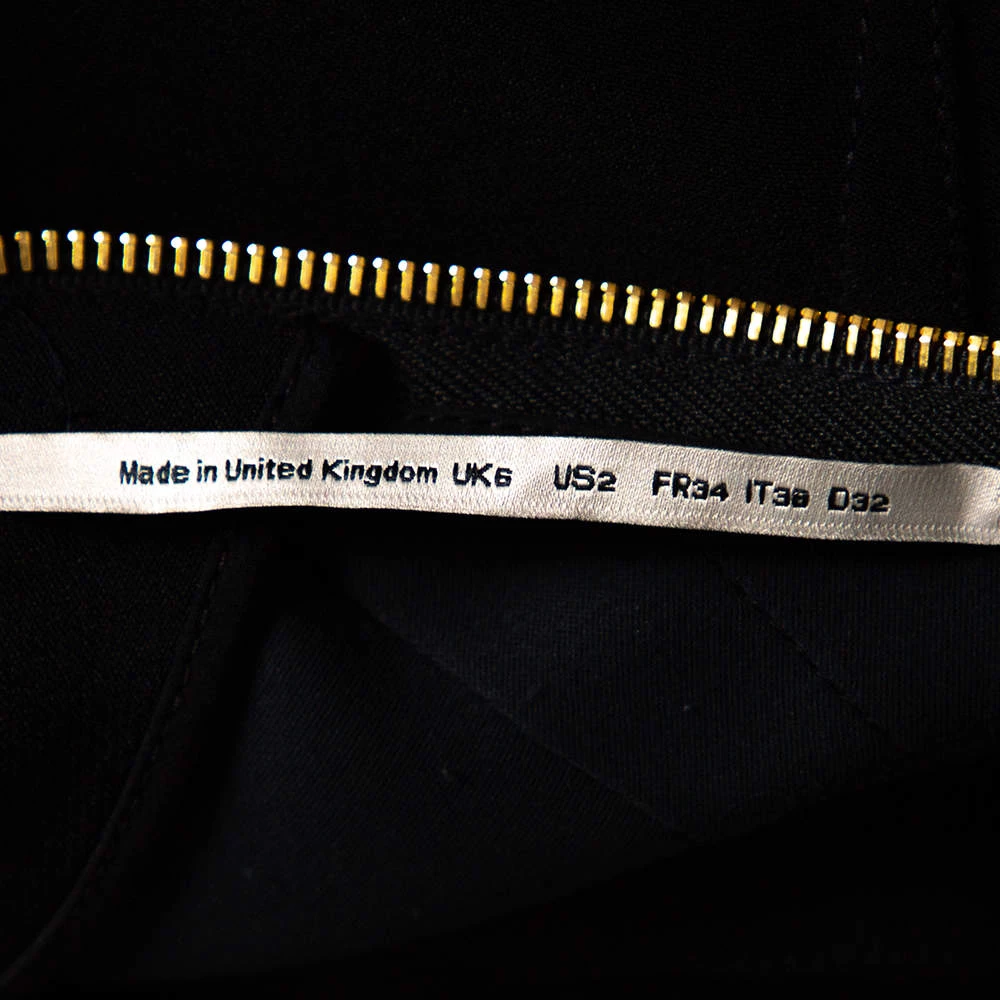 Roland Mouret Black Crepe Slit Detail Paneled Maxi Skirt S For Women 9 Roland Mouret Black Crepe Slit Detail Paneled Maxi Skirt S For Women - Image 7