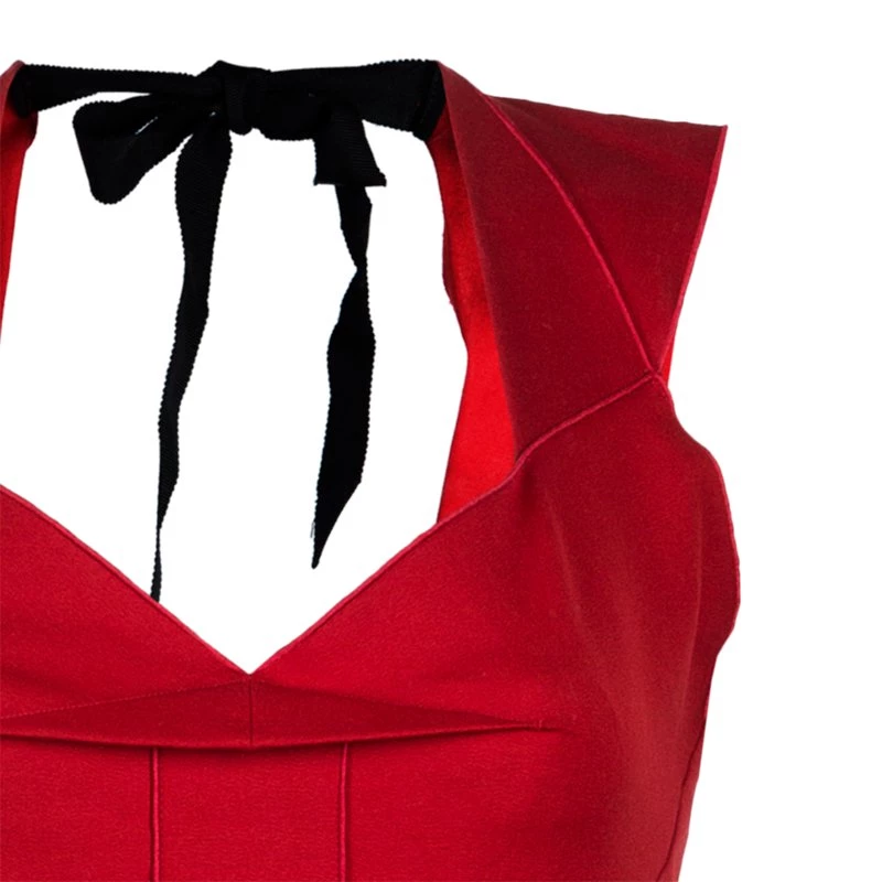 Roland Mouret Red Structured Dress M For Women 6 Roland Mouret Red Structured Dress M For Women - Image 4