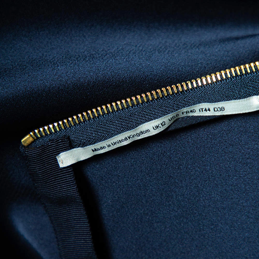 Roland Mouret Black Sateen Paneled Aries Maxi Skirt M For Women 9 Roland Mouret Black Sateen Paneled Aries Maxi Skirt M For Women - Image 7