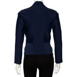 Roland Mouret Navy Blue Double Faced Solar Jacket M For Women -Roland Mouret Sales Store luxury women roland mouret used clothes p498642 002
