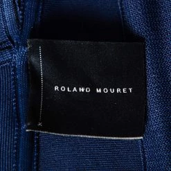 Roland Mouret Navy Blue Double Faced Solar Jacket M For Women -Roland Mouret Sales Store luxury women roland mouret used clothes p498642 005