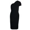 Roland Mouret Black Lyford One Shoulder Dress M For Women -Roland Mouret Sales Store luxury women roland mouret used clothes p53416 001
