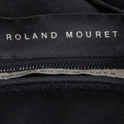 Roland Mouret Black Lyford One Shoulder Dress M For Women -Roland Mouret Sales Store luxury women roland mouret used clothes p53416 009