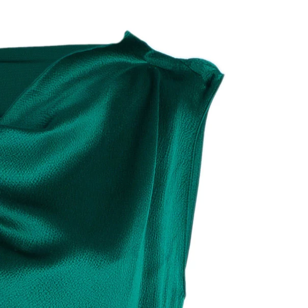 Roland Mouret Emerald Silk Column Gown M For Women 6 Roland Mouret Emerald Silk Column Gown M For Women - Image 4