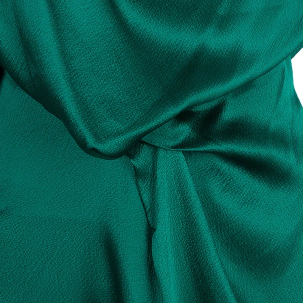 Roland Mouret Emerald Silk Column Gown M For Women 9 Roland Mouret Emerald Silk Column Gown M For Women - Image 7
