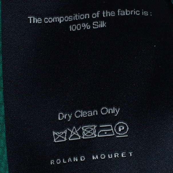 Roland Mouret Emerald Silk Column Gown M For Women 11 Roland Mouret Emerald Silk Column Gown M For Women - Image 9