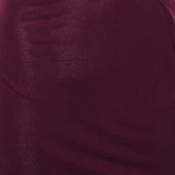 Roland Mouret Magenta Jersey Draped Detail Midi Dress L For Women -Roland Mouret Sales Store luxury women roland mouret used clothes p563257 002