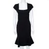 Roland Mouret Black Wool Peplum Hem Detail Dress M For Women -Roland Mouret Sales Store luxury women roland mouret used clothes p583382 001