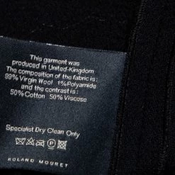 Roland Mouret Black Wool Peplum Hem Detail Dress M For Women -Roland Mouret Sales Store luxury women roland mouret used clothes p583382 005