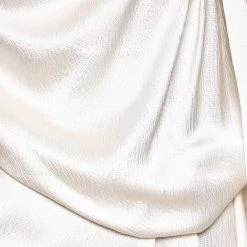 Roland Mouret Cream Textured Silk Draped Maxi Dress M For Women -Roland Mouret Sales Store luxury women roland mouret used clothes p583663 002