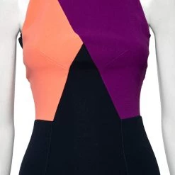 Roland Mouret Color Block Stretch Crepe Kennard Halter Dress S For Women 16 Roland Mouret Color Block Stretch Crepe Kennard Halter Dress S For Women -Roland Mouret Sales Store luxury women roland mouret used clothes p590383 009