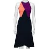Roland Mouret Color Block Stretch Crepe Kennard Halter Dress S For Women -Roland Mouret Sales Store luxury women roland mouret used clothes p590383 012