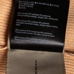 Roland Mouret Peach Rib Knit Macan One Shoulder Top L For Women -Roland Mouret Sales Store luxury women roland mouret used clothes p592722 004