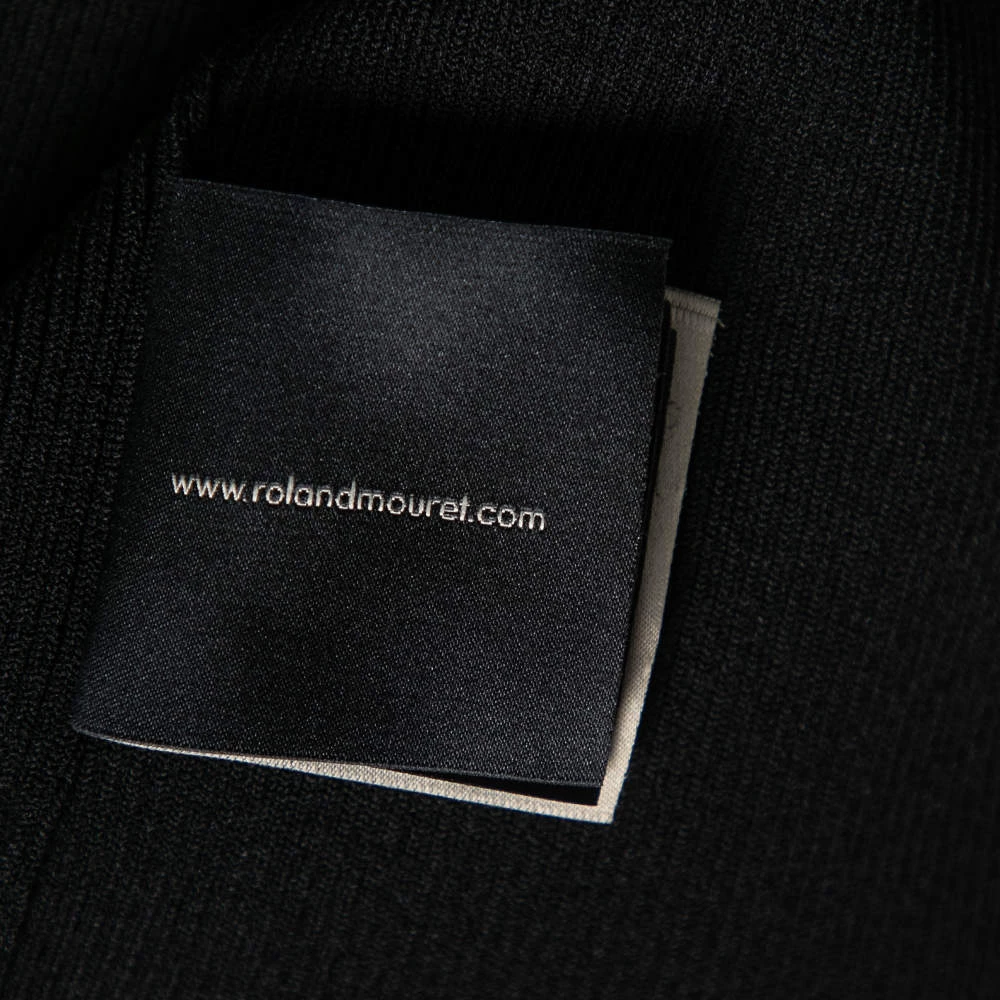 Roland Mouret Black Rib Knit Off Shoulder Long Sleeve Top M For Women 12 Roland Mouret Black Rib Knit Off Shoulder Long Sleeve Top M For Women - Image 10