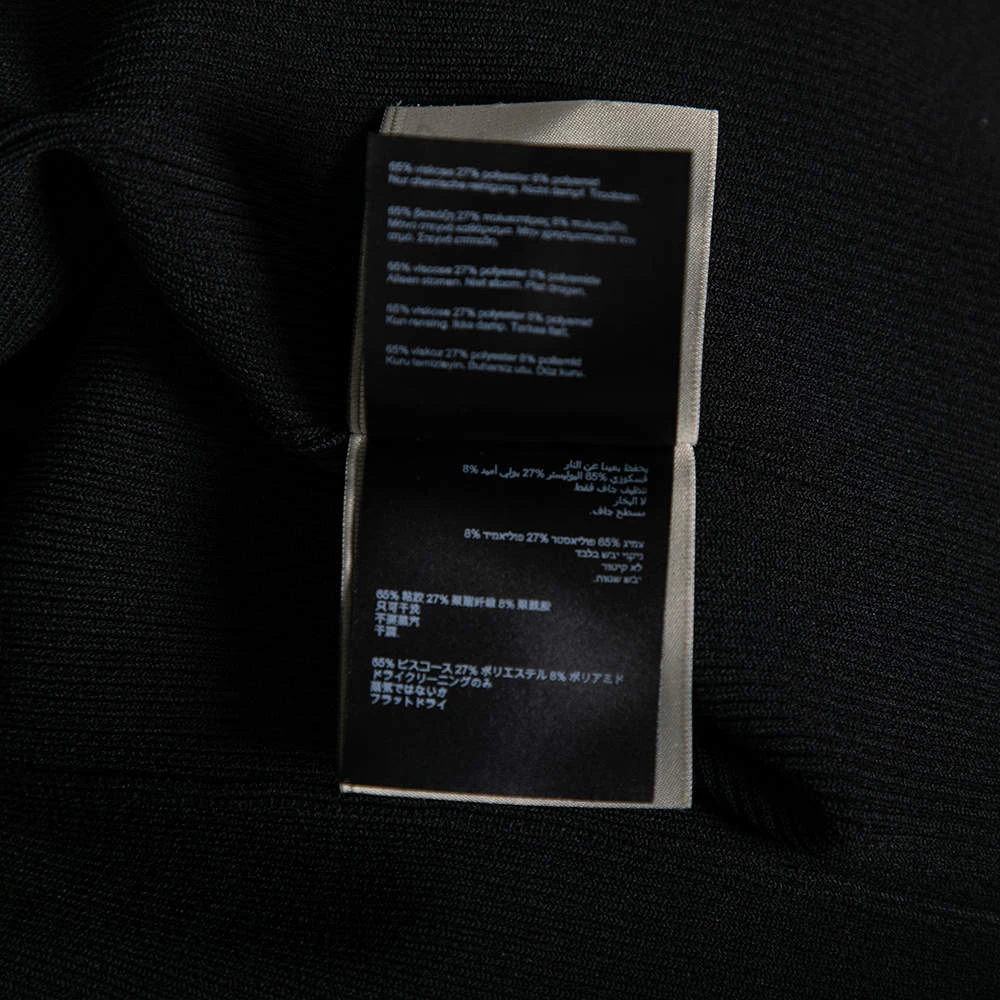 Roland Mouret Black Rib Knit Off Shoulder Long Sleeve Top M For Women 11 Roland Mouret Black Rib Knit Off Shoulder Long Sleeve Top M For Women - Image 9