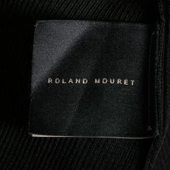 Roland Mouret Black Rib Knit Off Shoulder Long Sleeve Top M For Women 16 Roland Mouret Black Rib Knit Off Shoulder Long Sleeve Top M For Women -Roland Mouret Sales Store luxury women roland mouret used clothes p598899 004