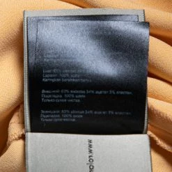 Roland Mouret Pale Orange Crepe Contrast Trim Conway Short Dress M For Women -Roland Mouret Sales Store luxury women roland mouret used clothes p608956 007