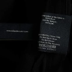 Roland Mouret Black Textured Wool Asymmetrical One Shoulder Dress M For Women -Roland Mouret Sales Store luxury women roland mouret used clothes p614710 001