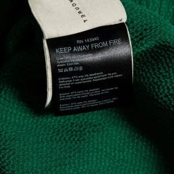 Roland Mouret Green Textured Silk Draped Side Slit Dresses S For Women -Roland Mouret Sales Store luxury women roland mouret used clothes p618563 005