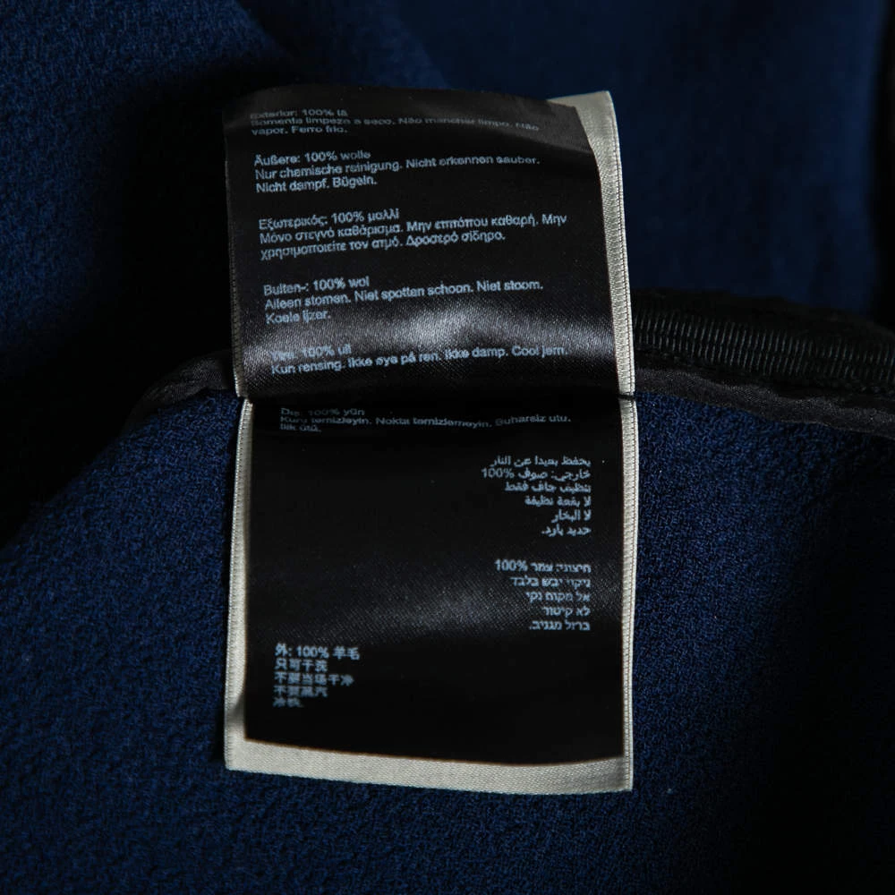 Roland Mouret Navy Blue Wool Crepe Pencil Skirt M For Women 11 Roland Mouret Navy Blue Wool Crepe Pencil Skirt M For Women - Image 9