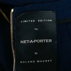 Roland Mouret Navy Blue Wool Crepe Pencil Skirt M For Women 18 Roland Mouret Navy Blue Wool Crepe Pencil Skirt M For Women -Roland Mouret Sales Store luxury women roland mouret used clothes p618620 009