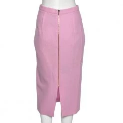 Roland Mouret Lilac Wool Crepe Pencil Skirt M For Women -Roland Mouret Sales Store luxury women roland mouret used clothes p618624 003