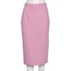 Roland Mouret Lilac Wool Crepe Pencil Skirt M For Women 2 Roland Mouret Lilac Wool Crepe Pencil Skirt M For Women -Roland Mouret Sales Store luxury women roland mouret used clothes p618624 004