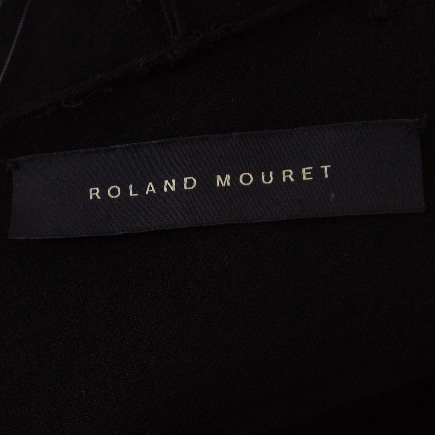 Roland Mouret Black Knit Off-Shoulder Long Sleeve Top S For Women 6 Roland Mouret Black Knit Off-Shoulder Long Sleeve Top S For Women - Image 4