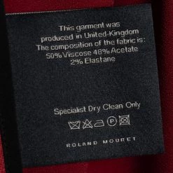 Roland Mouret Red Cady Belted Dress L For Women 11 Roland Mouret Red Cady Belted Dress L For Women -Roland Mouret Sales Store luxury women roland mouret used clothes p668343 006