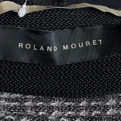 Roland Mouret Black/White Knit Off-Shoulder Top L For Women 10 Roland Mouret Black/White Knit Off-Shoulder Top L For Women -Roland Mouret Sales Store luxury women roland mouret used clothes p668456 004
