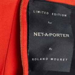 Roland Mouret Red Crepe Colston One Shoulder Jumpsuit S For Women -Roland Mouret Sales Store luxury women roland mouret used clothes p678205 005