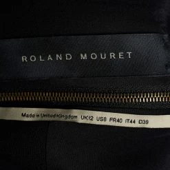 Roland Mouret Black & Blue Puckered Detail Hutton Bodycon Dress M For Women 10 Roland Mouret Black & Blue Puckered Detail Hutton Bodycon Dress M For Women -Roland Mouret Sales Store luxury women roland mouret used clothes p684776 003