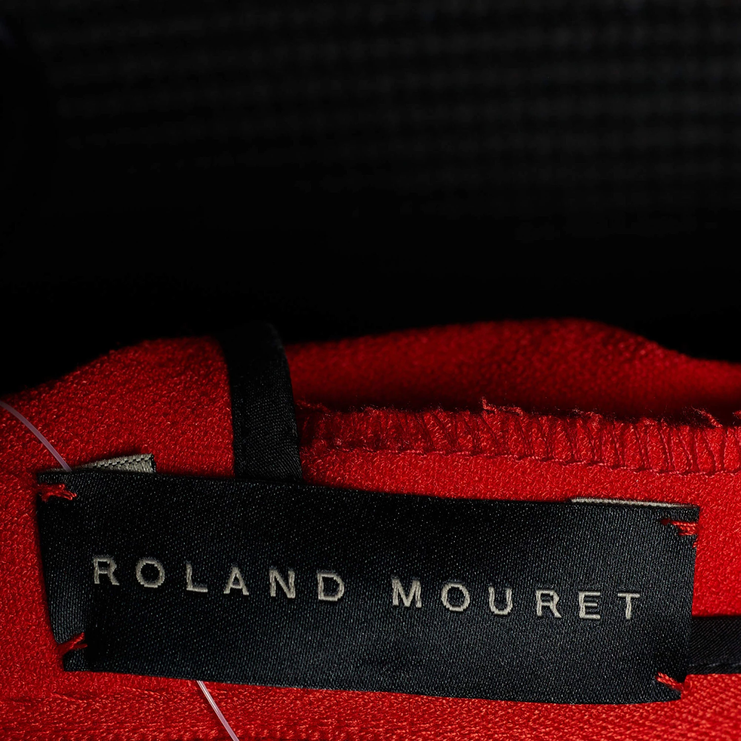 Roland Mouret Red Crepe Paneled Midi Dress M For Women 6 Roland Mouret Red Crepe Paneled Midi Dress M For Women - Image 4