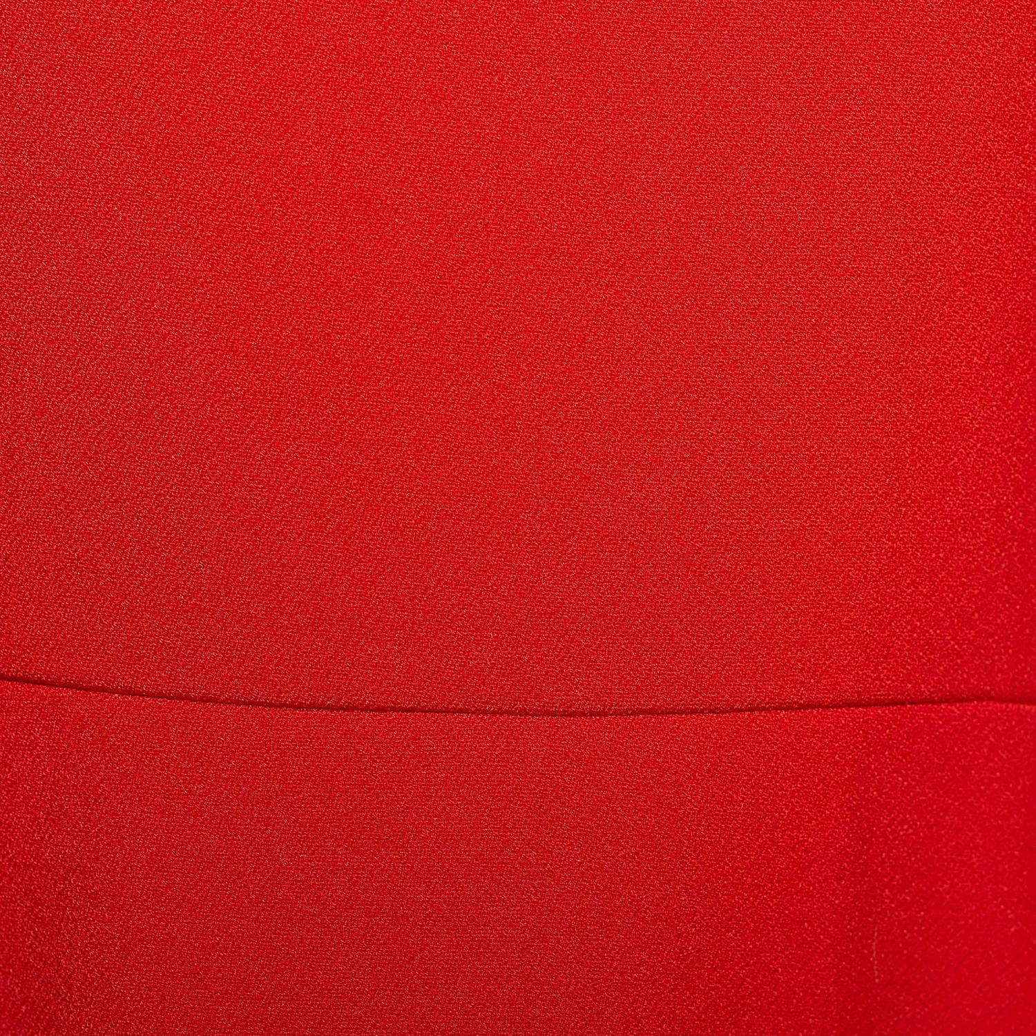 Roland Mouret Red Crepe Paneled Midi Dress M For Women 5 Roland Mouret Red Crepe Paneled Midi Dress M For Women - Image 3