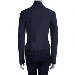 Roland Mouret Slate Grey Double Faced Solar Jacket M For Women -Roland Mouret Sales Store luxury women roland mouret used clothes p81988 003