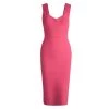 Roland Mouret Pink Knit Bodycon Sleeveless Dress M For Women