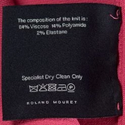 Roland Mouret Pink Knit Bodycon Sleeveless Dress M For Women 13 Roland Mouret Pink Knit Bodycon Sleeveless Dress M For Women -Roland Mouret Sales Store luxury women roland mouret used clothes p82480 006