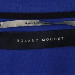 Roland Mouret Blue Roche Cold Shoulder Kimono Top S For Women -Roland Mouret Sales Store luxury women roland mouret used clothes p85264 0005