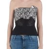 Roland Mouret Monochrome Lace Mantis Strapless Cropped Peplum Top M For Women -Roland Mouret Sales Store luxury women used clothes p204009 002